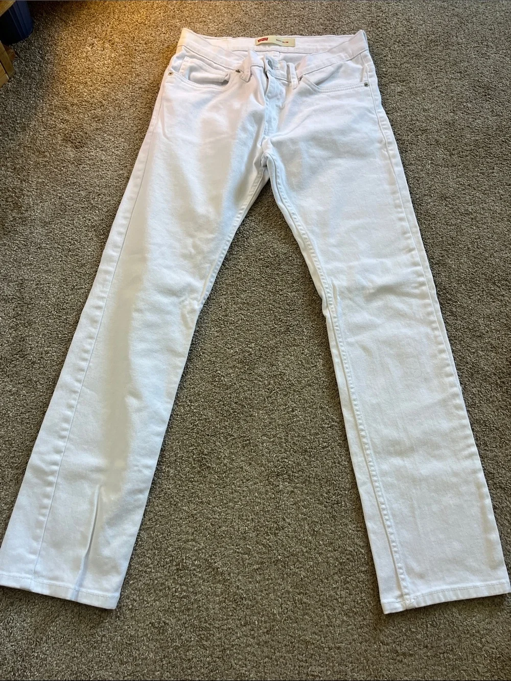 Levi’s 511 Slim tagged 16reg W28L28 See Photos for Actual Fit EUC Bright White